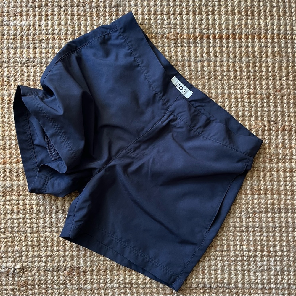 COS Navy Blue Swim Shorts